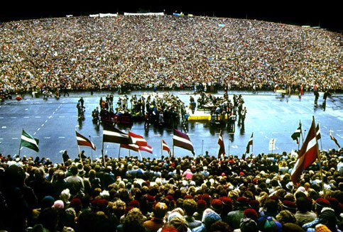 Mass gatherings of the Singing Revolution in the Baltic states